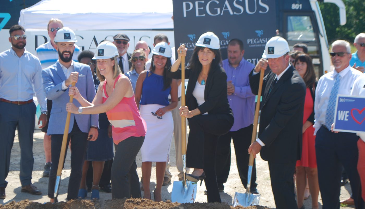 Pegasus Breaks Ground on New Transportation Hub